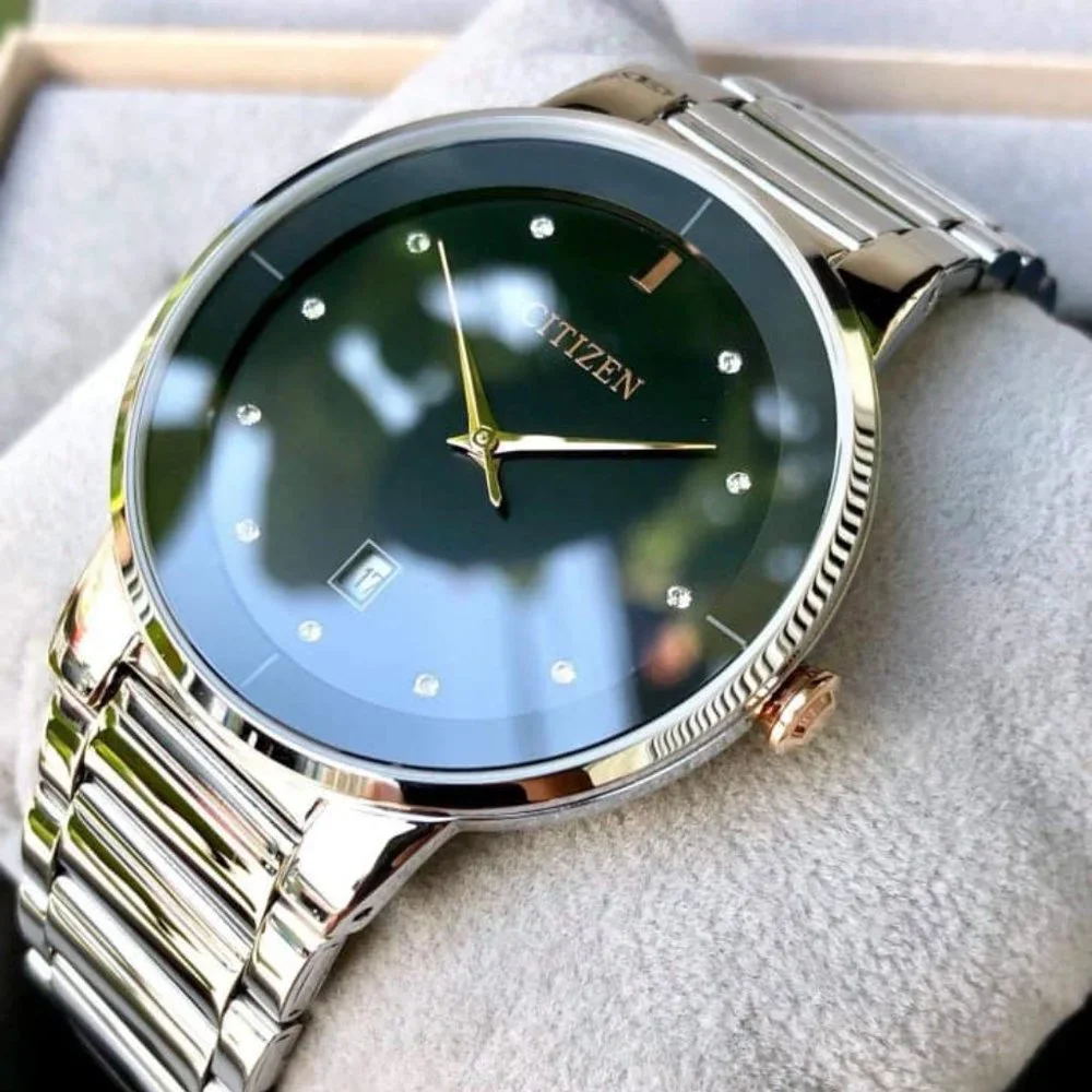 Citizen Mineral Face 40mm Men's Watch! NIB!
